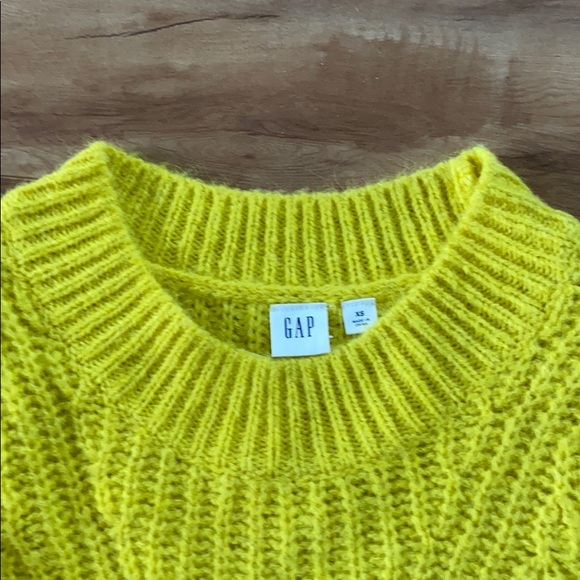 Gap woman’s brushed wool-blend pointelle crewneck - Picture 6 of 8